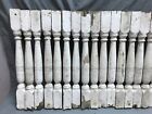 Lot Of 34 Antique Vtg Shabby White 2x20 Wood Porch Spindles Chic Old 1046-24b