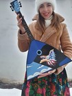 Musical Instrument  Guitar  Bandura  Balalaika  Gift  Rose Balalaika  Vintage