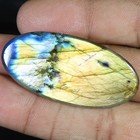 Natural Carved Labradorite Oval Cabochon Gemstone 65 80 Cts 21x45x7 Mm Lp-36