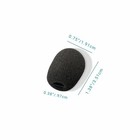  3-pack  Small Replacement Foam Windscreen Microphone Covers