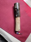 Native American Hand Carved Traditional Wooden Rattle  9 In  W 4 Direction Beads