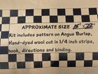Patriotic Angel Primitive Rug Hooking Kit American Flag Folk Art Hooked On Rugs