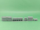 City Block  5  Urban Town Buildings Set - T Gauge T Scale - 1 450 - No Assembly 