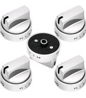 5 Pack Oem Wb03x24818 Range Stove Control Knobs For Ge Jgbs66rek3ss Jgbs86sp1ss