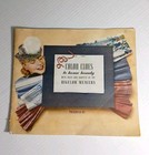 1941 Bigelow Sanford Color Clues Rugs Carpets Floor Sample Book Bigelow Weavers