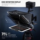 Neewer X17 Ii 17  Hd Teleprompter Rt113 Remote Manfrotto 501pl Case