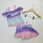 Children   s Place Baby Girl Tie-dye Skorts   Blouse Set     Size 12   18m