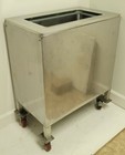 Delfield Ice Cream Dipping dip Cabinet W  Wheels Rolling 120v Stainless W  Wash