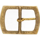 Brass New Hippie Minimalist Hippy Retro Mcm Boho Nos 1970s Vintage Belt Buckle