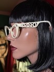Rare Vintage Made In France Ivory Cat Eye Glasses