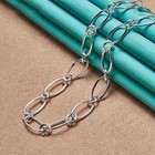 925 Sterling Silver Simple Chain Necklace Bracelet Set Women Wedding Jewelry