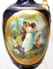 Antique French Sevres-style Porcelain Ewer Cobalt Blue Gilt C1890 16  Romantic