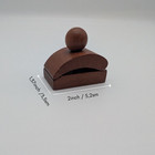 Quilt Hangers For Wall For Display - Modern Minimalist Design  brown 
