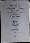 Ralph Blum American Furnitiure   Americana Collection -1948 Parke-bernet Catalog