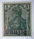 Travelstamps- 1920 Germany Occ poland   Danzig Mi 1 Mint  Og Hinged Mogh