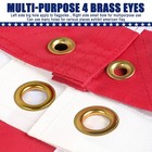 American Flag 3x5 Ft  Four Brass Grommets Multipurpose Us Flag  Embroidered S   