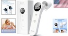 No Touch Infrared Ear And Forehead Thermometer For Babies   Adults   Fast Read