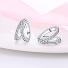 Pandach 925 Sterling Silver Tiny Double Hoop Circle Earrings For Women Jewelry