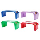 4 Pcs Set Kids Lap Desk Tray  Plastic Breakfast Laptop Trays With Side Pockets
