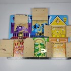 Melissa   Doug Latch   Lock Board Wooden Activity Puzzle 11 5  X 15 5   used 