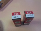 Vintage Nos New Old Stock Lot Of Two Rca Tubes 6dr7