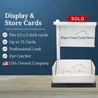 Sold Sign Real Estate Business Card Holder For Realtor   Real Estate Agent Gift