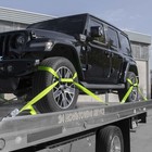 Vulcan 8-point Car Tie Down Kit - Snap Hooks On Both Ends  4 Pack - High-viz
