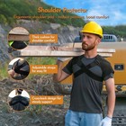 Thickened Wear-resistant Shoulder Brace With Pads For Heavy-duty Use  Support   