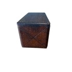 Antique 1889 Oak Singer Sewing Machine Puzzle Box No Attachments Purple Velvet