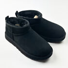 new  Women Ugg Classic Ultra Mini Boot Black   Black  1116109      