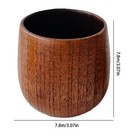 Charred Whiskey Wooden Cup  Charred Wooden Bourbon Drinking Glass