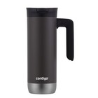 Coffee Travel Mug With Handle Stainless Steel Cup Tumbler Thermos Insulated 20oz