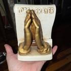 Vintage Caffco Hands Praying Lord s Prayer Planter  Handpainted  E-3107 Japan