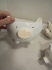 Farmyard Collection Pig Kitchen Set  Collander  Soap Holder And Scrubber Holder