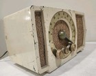 Vintage Zenith T702 Am Fm Bakelite Tube Radio White - Parts 