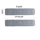 Microfiber Mop Pads 24 Inch Replacement 24 In Mop Pads  24 In 