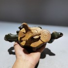 Yixing Zisha Clay Teapot Yellow Tea Eagle Tree Base Carved Sculpture Oriental