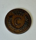 1863 Charnley Saloon Providence R i  Civil War Token Great Condition Store Card