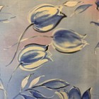Large Blue Tulips Cotton Quilting Fabric Jo-ann Fabrics 44  Wide