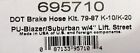 Russell Stainless Brake Hose Line Kit 1979-87 Chevy Gmc K1500 K2500 4wd 4  Lift