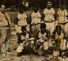 Vintage Circa 1940 s African American Colts Baseball Team Photo Early Negro Lg