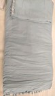 New Grt Twin Bed In Bag 5-pieces Blue Reversible Comforter Set W Pom Pom Fringe