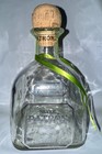Patron Tequila 750 Ml Empty Glass Bottle W original Cork And Ribbon  