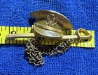 Vintage Wwii Sweetheart Early Plastic Celluloid Military Sword Hat Chains Brooch