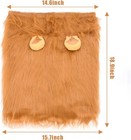 Dog Lion Mane Costume - Realistic With Ears For X-large  Light Brown Halloween 