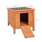 New A-frame Wood Wooden Rabbit Hutch Small Animal House Pet Cage Chicken Coop