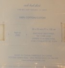 Pottery Barn Baby Crib Skirt Dust Ruffle New Blue Gingham Nursery Bedding 