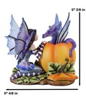 Amy Brown Halloween Hide And Seek Lavender Fairy And Dragon In Pumpkin Figurine