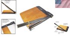 12   Wood Guillotine Paper Cutter Trimmer 30 Sheet Heavy Duty Office Tool