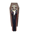 Dracula Souvenir Figurine From Transylvania Romania In A Casket For Collection